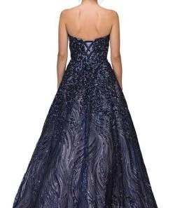 Formal Gowns Eureka Fashion - 7007 Sequin Embellished Sweetheart A-Line Gown