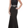Eureka Fashion - Jewel Lace Formal Dress 6300 - 1 Pc Black In Size M Available 2 Eureka Fashion - Jewel Lace Formal Dress 6300 - 1 Pc Black In Size M Available