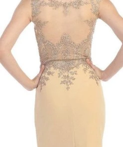 Eureka Fashion - Metallic Lace Illusion Scoop Short Dress 6002 - 1 Pc H.Green/Gd In Size L Available Cocktail Dresses 9 Eureka Fashion - Metallic Lace Illusion Scoop Short Dress 6002 - 1 Pc H.Green/Gd In Size L Available Cocktail Dresses