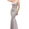 Eureka Fashion Ruched Sweetheart Satin Sheath Dress - 1 Pc Silver In Size XS Available Formal Gowns