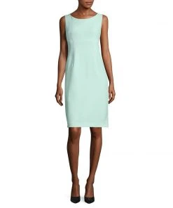 Evan Picone - 10642674 Sleeveless Crepe Sheath Dress