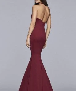 Faviana - 10105 Luxe Jersey V Neck Mermaid Dress 11 Faviana - 10105 Luxe Jersey V Neck Mermaid Dress