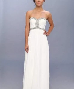 Faviana - 7366 Crystal-Crusted Keyhole Chiffon Gown 22 Faviana - 7366 Crystal-Crusted Keyhole Chiffon Gown