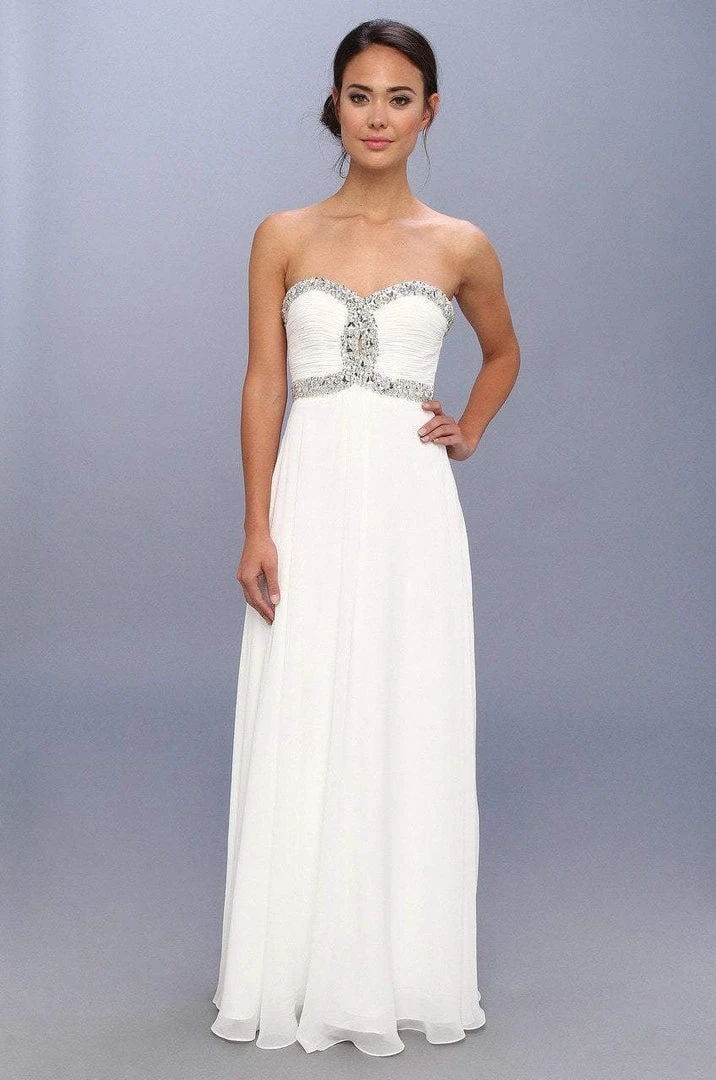 Faviana - 7366 Crystal-Crusted Keyhole Chiffon Gown 12 Faviana - 7366 Crystal-Crusted Keyhole Chiffon Gown