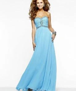 Faviana - 7366 Crystal-Crusted Keyhole Chiffon Gown 16 Faviana - 7366 Crystal-Crusted Keyhole Chiffon Gown