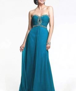 Faviana - 7366 Crystal-Crusted Keyhole Chiffon Gown 19 Faviana - 7366 Crystal-Crusted Keyhole Chiffon Gown