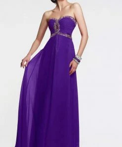 Faviana - 7366 Crystal-Crusted Keyhole Chiffon Gown 21 Faviana - 7366 Crystal-Crusted Keyhole Chiffon Gown