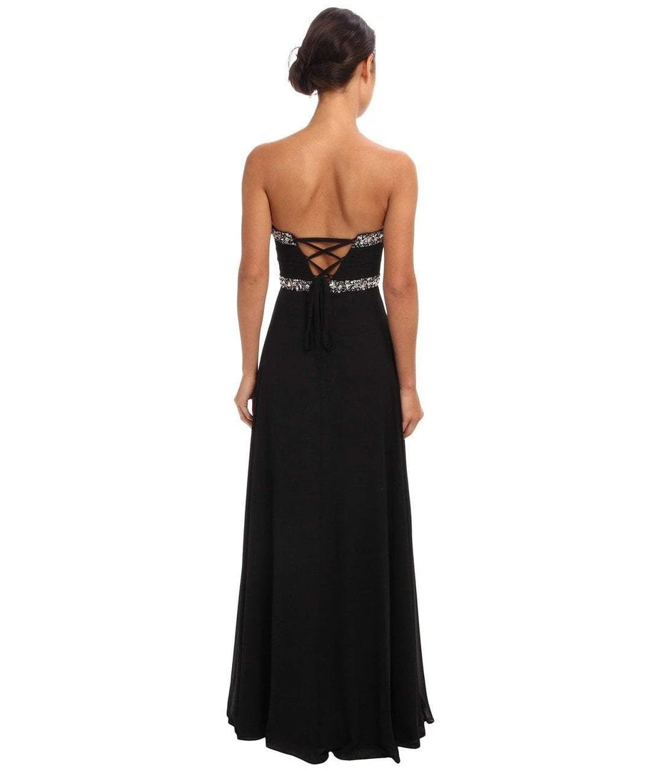 Faviana - 7366 Crystal-Crusted Keyhole Chiffon Gown 4 Faviana - 7366 Crystal-Crusted Keyhole Chiffon Gown