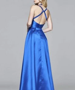 Formal Gowns Faviana - 7752 High Low Frosted Satin Evening Dress 14 Formal Gowns Faviana - 7752 High Low Frosted Satin Evening Dress