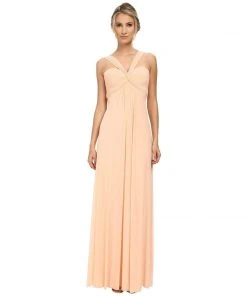 Formal Gowns Faviana - Ruched Mesh Empire Evening Dress 7672