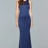 Formal Gowns Faviana - S10011 Matte Satin Cutout Sheath Gown 2 Formal Gowns Faviana - S10011 Matte Satin Cutout Sheath Gown