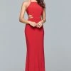 Faviana - S10058 Halter Neck Sheath Jersey Gown 1 Faviana - S10058 Halter Neck Sheath Jersey Gown