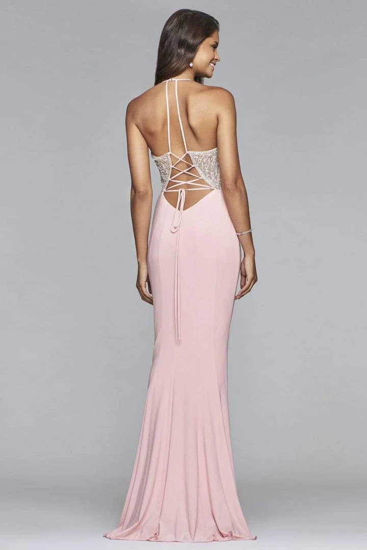 Formal Gowns Faviana - S10060 Plunging V-Neckline Jersey Gown 4 Formal Gowns Faviana - S10060 Plunging V-Neckline Jersey Gown