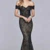Faviana - S10109 Lace Off-Shoulder Mermaid Dress With Train 1 Faviana - S10109 Lace Off-Shoulder Mermaid Dress With Train