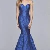 Faviana - S10118 Strapless Sweetheart Jacquard Mermaid Dress Formal Gowns