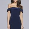 Faviana - S10162 Off The Shoulder Jersey Cocktail Dress Cocktail Dresses 2 Faviana - S10162 Off The Shoulder Jersey Cocktail Dress Cocktail Dresses