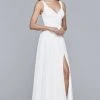 Faviana - S10177 V-Neck Sleeveless Chiffon Long Dress Formal Gowns 2 Faviana - S10177 V-Neck Sleeveless Chiffon Long Dress Formal Gowns