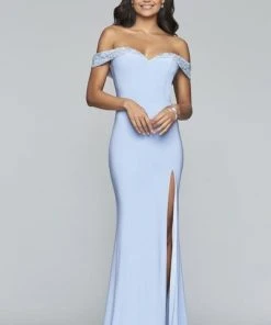 Formal Gowns Faviana - S10202 Beaded Sweetheart Off Shoulder Jersey Dress 13 Formal Gowns Faviana - S10202 Beaded Sweetheart Off Shoulder Jersey Dress