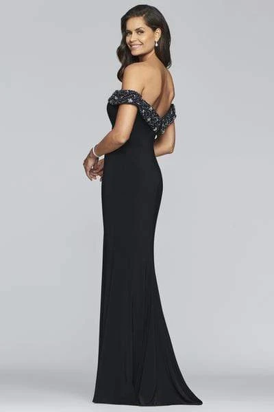 Formal Gowns Faviana - S10202 Beaded Sweetheart Off Shoulder Jersey Dress 7 Formal Gowns Faviana - S10202 Beaded Sweetheart Off Shoulder Jersey Dress