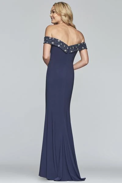 Formal Gowns Faviana - S10202 Beaded Sweetheart Off Shoulder Jersey Dress 10 Formal Gowns Faviana - S10202 Beaded Sweetheart Off Shoulder Jersey Dress