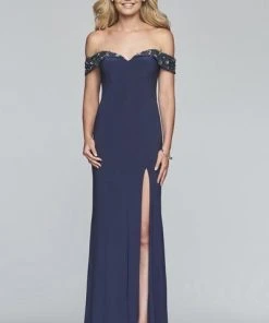 Formal Gowns Faviana - S10202 Beaded Sweetheart Off Shoulder Jersey Dress 19 Formal Gowns Faviana - S10202 Beaded Sweetheart Off Shoulder Jersey Dress