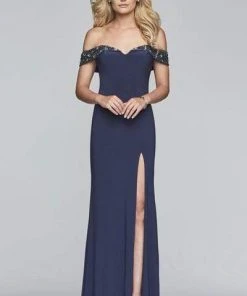 Formal Gowns Faviana - S10202 Beaded Sweetheart Off Shoulder Jersey Dress 17 Formal Gowns Faviana - S10202 Beaded Sweetheart Off Shoulder Jersey Dress
