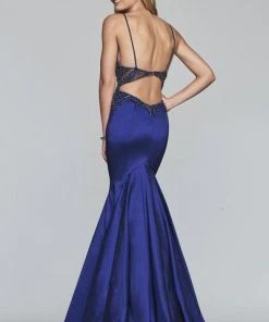 Faviana - S10243 Beaded Plunging V-Neck Mermaid Gown 6 Faviana - S10243 Beaded Plunging V-Neck Mermaid Gown