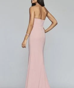 Faviana - S10284 Stretch Crepe Halter V-neck Fitted Dress 6 Faviana - S10284 Stretch Crepe Halter V-neck Fitted Dress