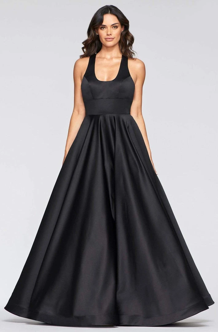 Formal Gowns Faviana - S10441 Scoop Neck Satin A-line Gown 3 Formal Gowns Faviana - S10441 Scoop Neck Satin A-line Gown