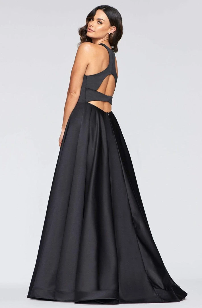 Formal Gowns Faviana - S10441 Scoop Neck Satin A-line Gown 4 Formal Gowns Faviana - S10441 Scoop Neck Satin A-line Gown