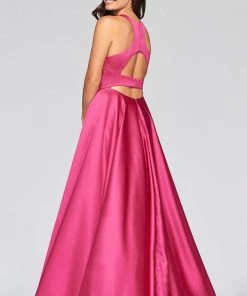 Formal Gowns Faviana - S10441 Scoop Neck Satin A-line Gown 13 Formal Gowns Faviana - S10441 Scoop Neck Satin A-line Gown