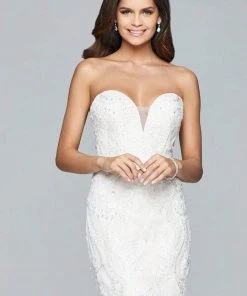 Faviana - Strapless Cocktail Dress S8090