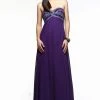 Faviana - Strapless Empire Chiffon Dress 7553 Formal Gowns