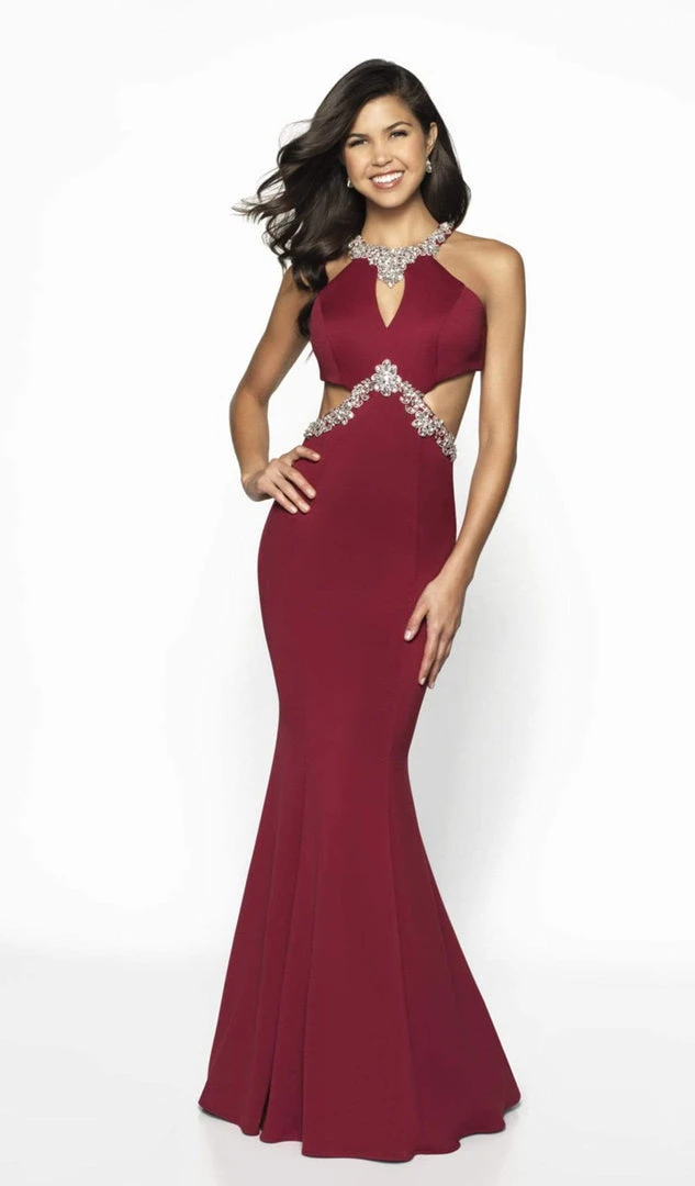 Blush By Alexia Designs Flair Prom - 19037 Embellished Halter Jersey Knit Mermaid Dress Formal Gowns 4 Blush By Alexia Designs Flair Prom - 19037 Embellished Halter Jersey Knit Mermaid Dress Formal Gowns