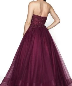 Blush By Alexia Designs Formal Gowns Flair Prom - 19051 Strapless Lace Tiered Tulle Ballgown 7 Blush By Alexia Designs Formal Gowns Flair Prom - 19051 Strapless Lace Tiered Tulle Ballgown