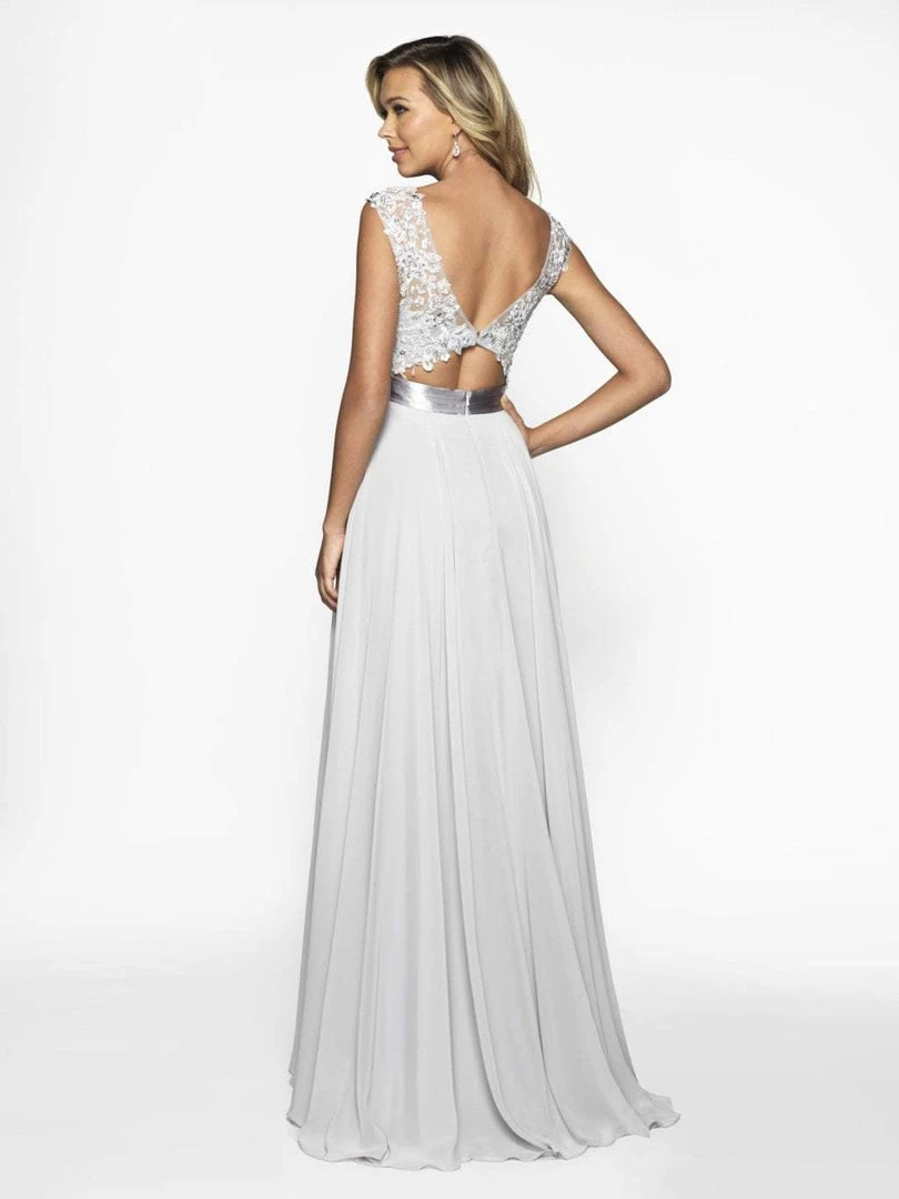 Blush By Alexia Designs Flair Prom - 19071 Cap Sleeve Illusion Beaded Appliqued Gown Formal Gowns 5 Blush By Alexia Designs Flair Prom - 19071 Cap Sleeve Illusion Beaded Appliqued Gown Formal Gowns