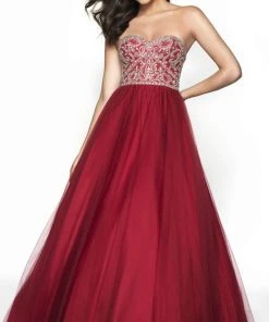 Blush By Alexia Designs Flair Prom - 19073 Strapless Sweetheart Crystalline Tulle Gown 9 Blush By Alexia Designs Flair Prom - 19073 Strapless Sweetheart Crystalline Tulle Gown