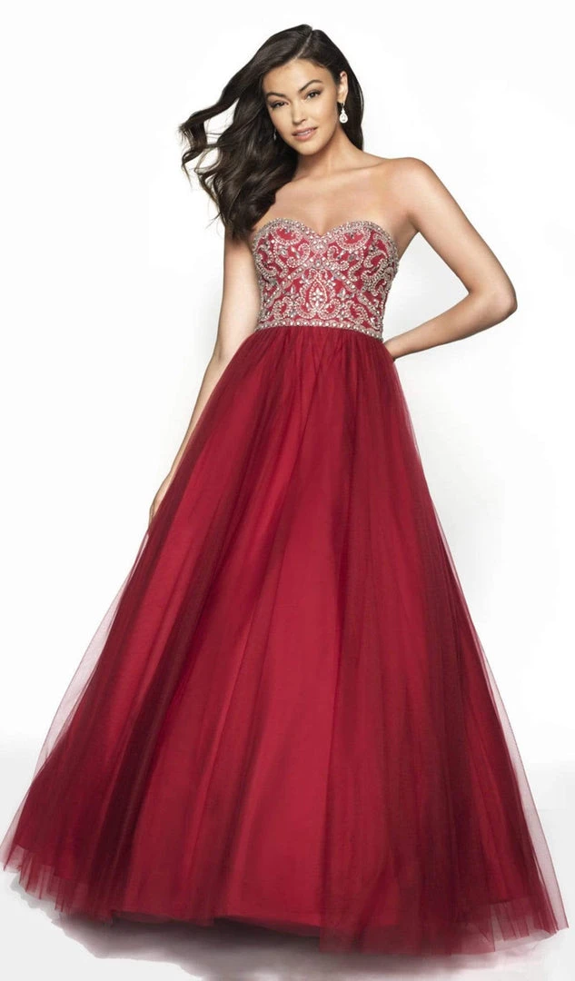 Blush By Alexia Designs Flair Prom - 19073 Strapless Sweetheart Crystalline Tulle Gown 6 Blush By Alexia Designs Flair Prom - 19073 Strapless Sweetheart Crystalline Tulle Gown