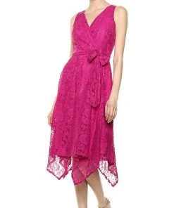 Gabby Skye - 56993MG Sleeveless Lace Dress