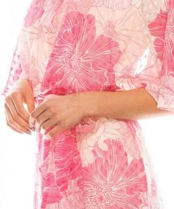 Gabby Skye - 95259MG Butterfly Sleeve Blouson Floral Chiffon Dress Cocktail Dresses