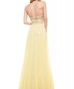 Colors Dress Glow Dress - G889 Strappy Sleeveless Lace Top Chiffon A-Line Gown Formal Gowns 29 Colors Dress Glow Dress - G889 Strappy Sleeveless Lace Top Chiffon A-Line Gown Formal Gowns