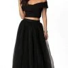 Formal Gowns Harper And Lemon - 221112 Two Piece Off Shoulder A Line Dress