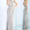 Ieena Duggal - 25845I Ribbed Jersey Fitted Gown Formal Gowns 2 Ieena Duggal - 25845I Ribbed Jersey Fitted Gown Formal Gowns