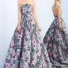 Ieena Duggal - 55213I Strapless Floral Print Evening Gown Formal Gowns 2 Ieena Duggal - 55213I Strapless Floral Print Evening Gown Formal Gowns