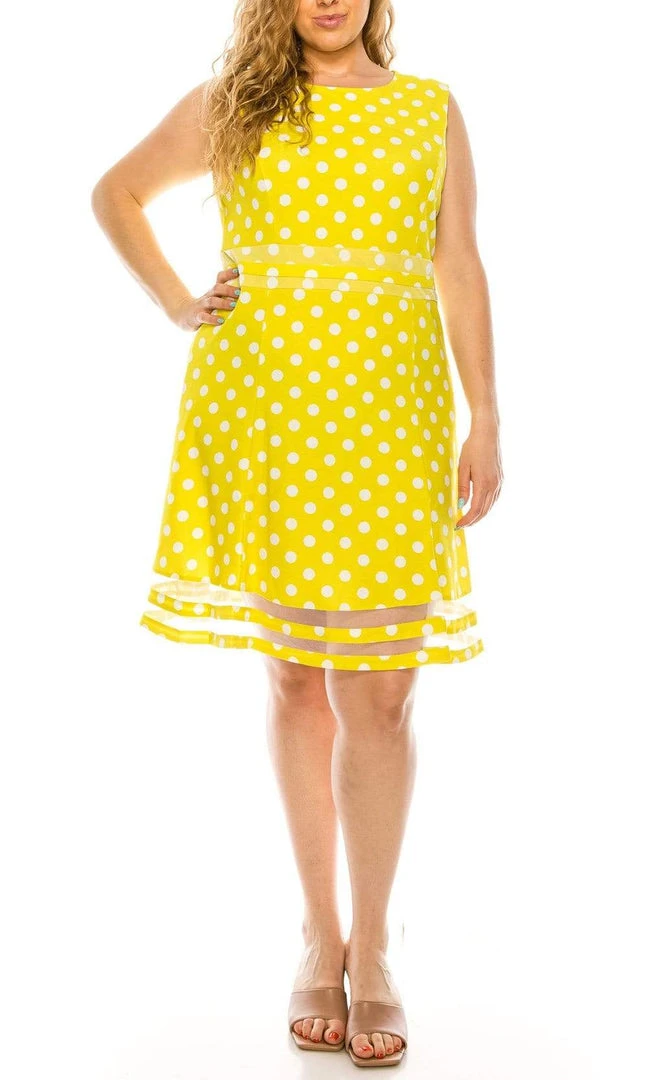 ILE Clothing - SCP5708 Bateau A-Line Knee-Length Dress 8 ILE Clothing - SCP5708 Bateau A-Line Knee-Length Dress