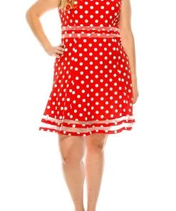 ILE Clothing - SCP5708 Bateau A-Line Knee-Length Dress 30 ILE Clothing - SCP5708 Bateau A-Line Knee-Length Dress