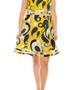 ILE Clothing - SCP5708 Bateau A-Line Knee-Length Dress 38 ILE Clothing - SCP5708 Bateau A-Line Knee-Length Dress