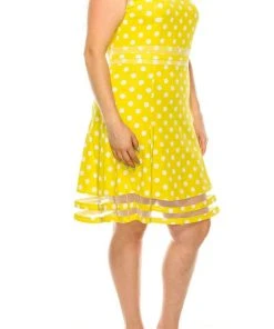 ILE Clothing - SCP5708 Bateau A-Line Knee-Length Dress 29 ILE Clothing - SCP5708 Bateau A-Line Knee-Length Dress