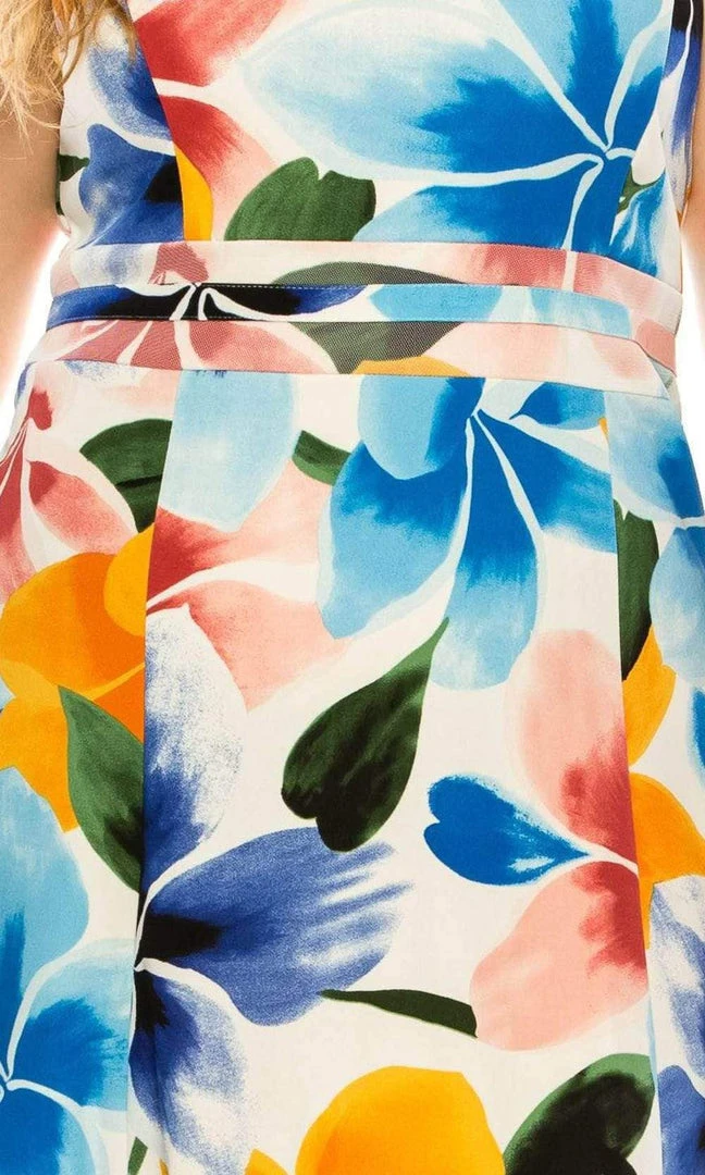 ILE Clothing - SCP5708 Bateau A-Line Knee-Length Dress 18 ILE Clothing - SCP5708 Bateau A-Line Knee-Length Dress