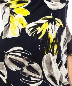 Plus Size Dresses ILE Clothing - SCP5901B Floral Printed Bateau Dress 17 Plus Size Dresses ILE Clothing - SCP5901B Floral Printed Bateau Dress